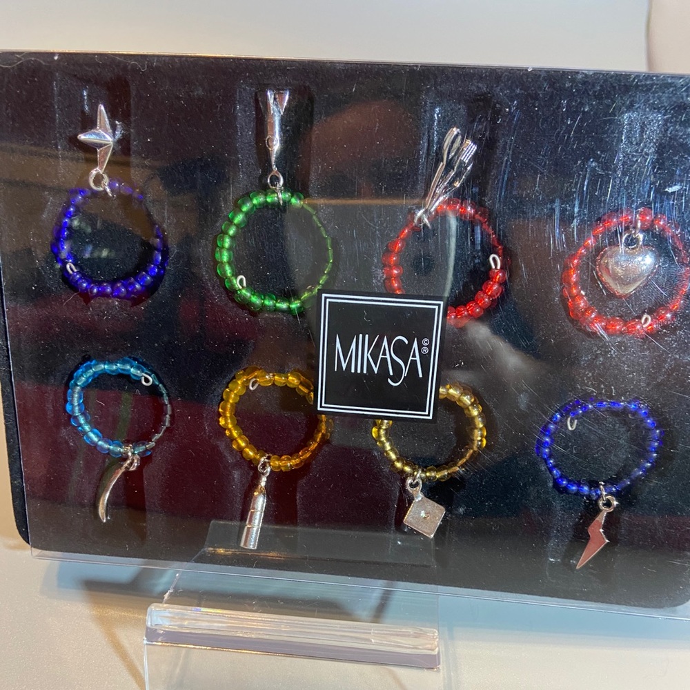 Mikasa Stemware Charms- set of 8
